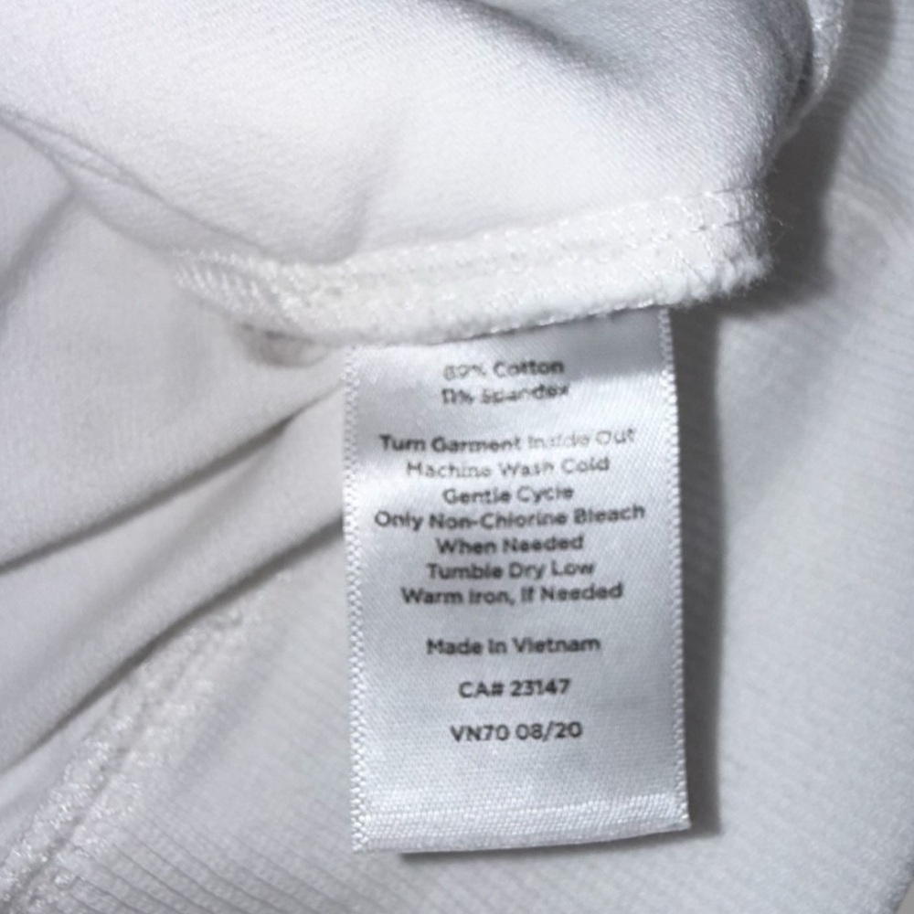 T BY TALBOTS Everyday Yoga Jacket - Solid White XL - Picture 7 of 10